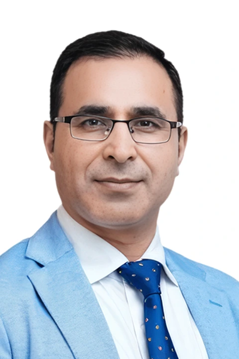 Portrait of Dr Hameed Raina